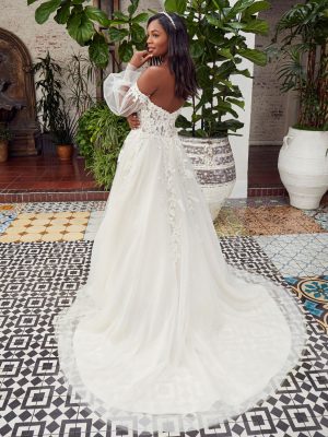 Dayna A Line Wedding Dress by Beloved 03