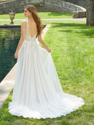 Devon A Line Wedding Dress by Morilee 02