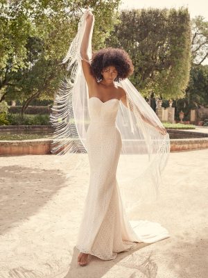 Dover Fit and Flare Wedding Dress by Maggie Sottero 03