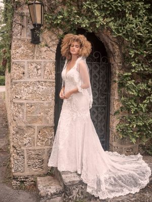 Esther Mermaid Wedding Dress by Maggie Sottero 01