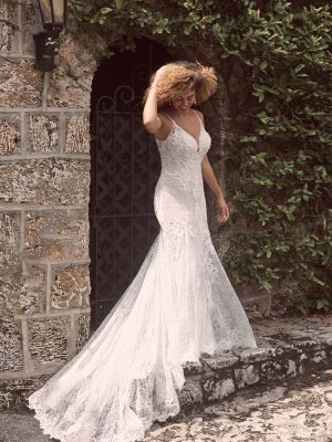 Esther Mermaid Wedding Dress by Maggie Sottero 06