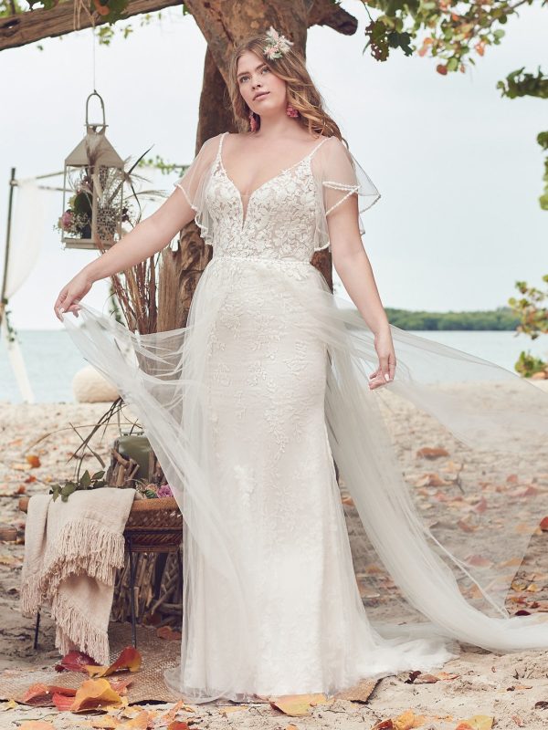 Fantasia A Line Wedding Dress by Rebecca Ingram 01