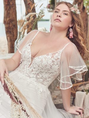 Fantasia A Line Wedding Dress by Rebecca Ingram 03