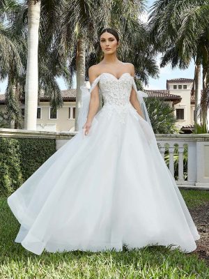 Fausta Ball Gown Wedding Dress by Morilee 01