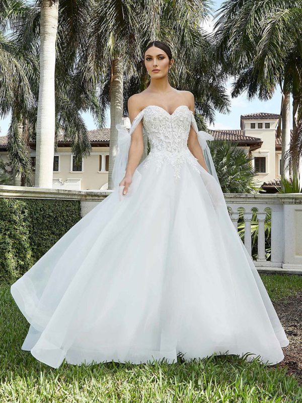 Fausta Ball Gown Wedding Dress by Morilee 01
