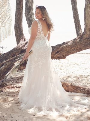 Faustine A Line Wedding Dress by Rebecca Ingram 02