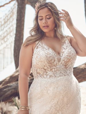 Faustine A Line Wedding Dress by Rebecca Ingram 04