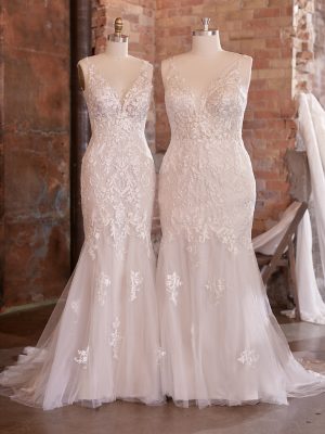 Faustine A Line Wedding Dress by Rebecca Ingram 06