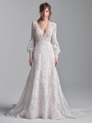 Finley A Line Wedding Dress by Sottero Midgley 01
