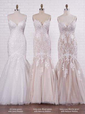 Forest Trumpet Wedding Dress by Rebecca Ingram 05