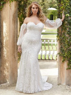 Gaia Mermaid Wedding Dress by Morilee 01