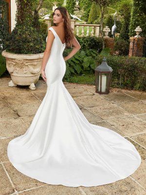 Gemma Fit and Flare Wedding Dress by Morilee 02