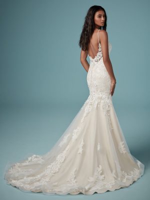 Glorietta Fit and Flare Wedding Dress by Maggie Sottero 02