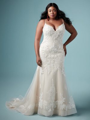 Glorietta Fit and Flare Wedding Dress by Maggie Sottero 03