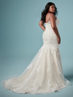 Glorietta Fit and Flare Wedding Dress by Maggie Sottero 04