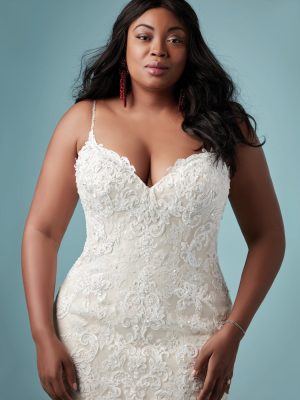 Glorietta Fit and Flare Wedding Dress by Maggie Sottero 05