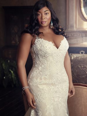 Glorietta Fit and Flare Wedding Dress by Maggie Sottero 07