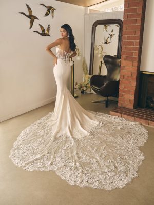 June Fit and Flare Wedding Dress by Beloved 02