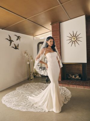June Fit and Flare Wedding Dress by Beloved 06