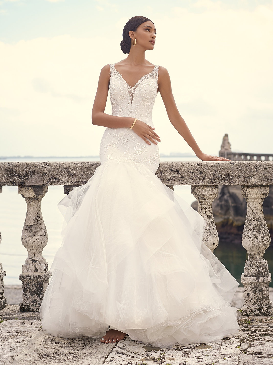 Kenleigh Trumpet Wedding Dress by Sottero Midgley 01