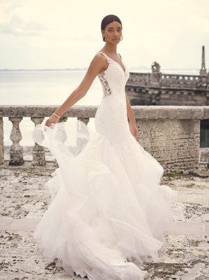Kenleigh Trumpet Wedding Dress by Sottero Midgley 03