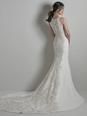 Kevyn Fit and Flare Wedding Dress by Sottero Midgley 02