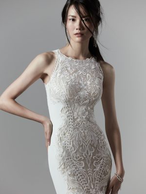 Kevyn Fit and Flare Wedding Dress by Sottero Midgley 03
