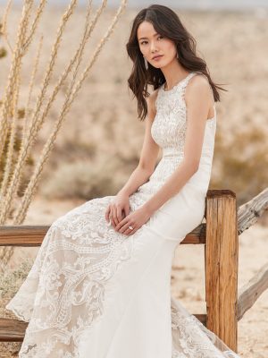Kevyn Fit and Flare Wedding Dress by Sottero Midgley 06
