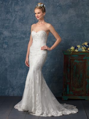 Lapis Fit and Flare Wedding Dress by Beloved 01