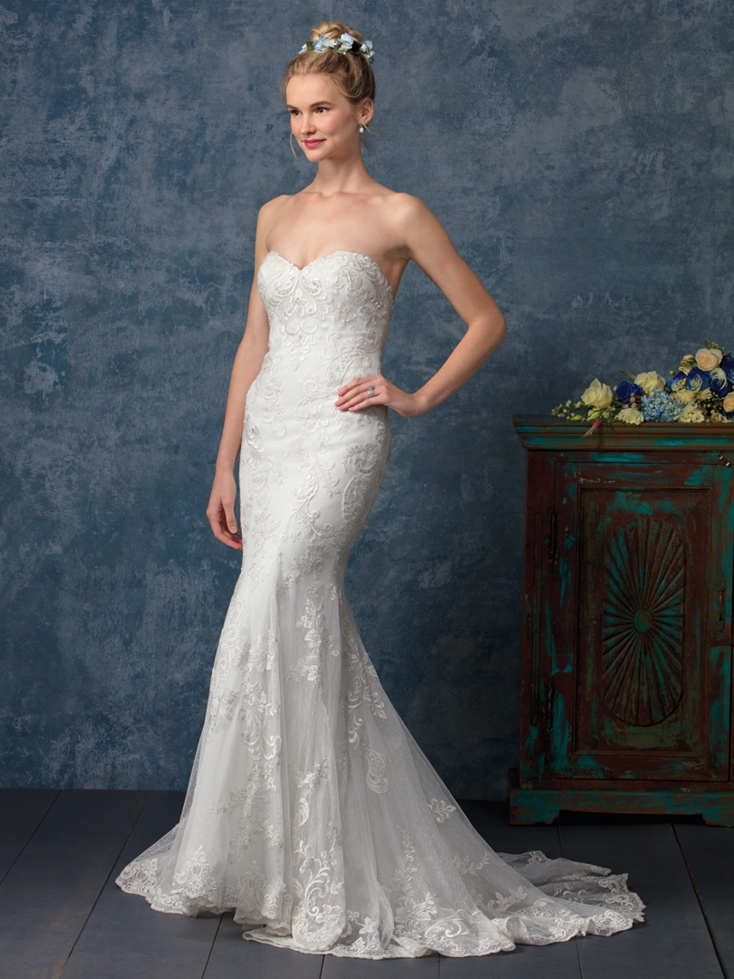 Lapis Fit and Flare Wedding Dress by Beloved 01