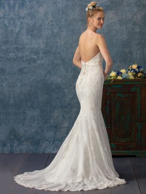 Lapis Fit and Flare Wedding Dress by Beloved 02