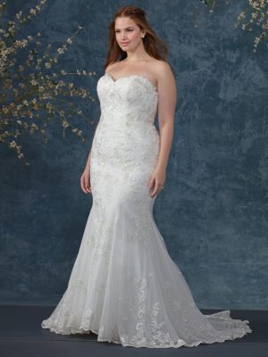 Lapis Fit and Flare Wedding Dress by Beloved 05