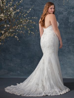 Lapis Fit and Flare Wedding Dress by Beloved 06