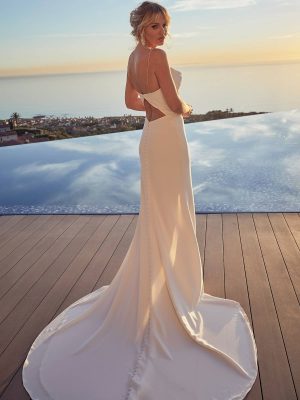 Le Blac Mathilde Fit and Flare Wedding Dress 2