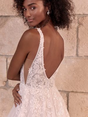 Leticia A Line Wedding Dress by Maggie Sottero 04