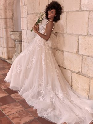 Leticia A Line Wedding Dress by Maggie Sottero 05