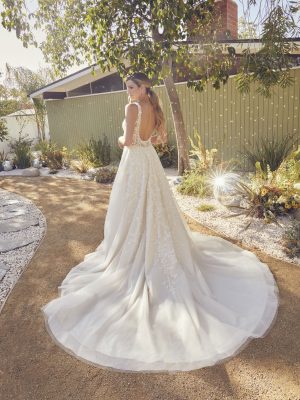 Lilac Ball Gown Wedding Dress by Beloved 02