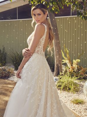 Lilac Ball Gown Wedding Dress by Beloved 04