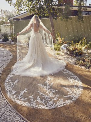 Lilac Ball Gown Wedding Dress by Beloved 06