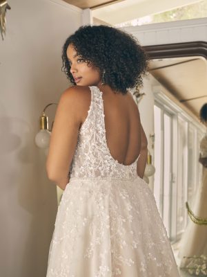 Lilac Ball Gown Wedding Dress by Beloved 08