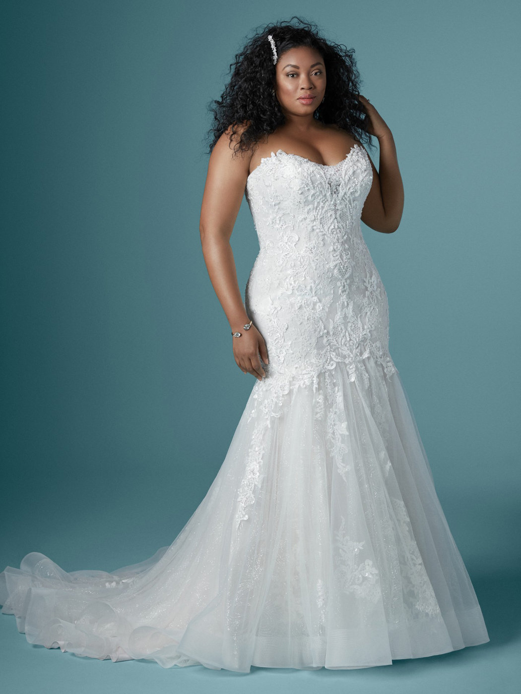Lonnie Lynette Mermaid Wedding Dress by Maggie Sottero 01