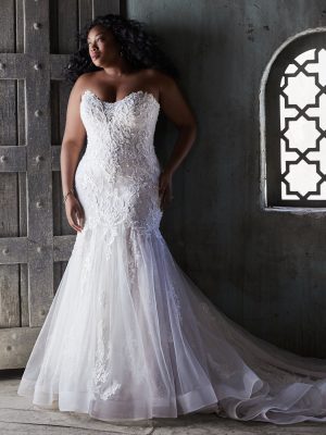 Lonnie Lynette Mermaid Wedding Dress by Maggie Sottero 09