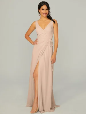 Madeline Gardner Style 21771 A line Bridesmaid Dress by Morilee LATTE