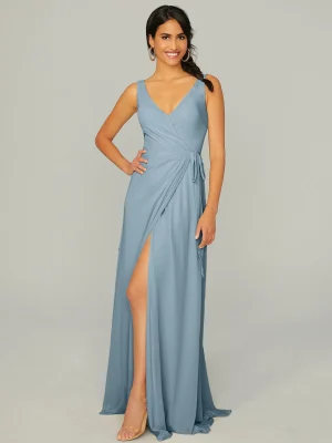 Madeline Gardner Style 21771 A line Bridesmaid Dress by Morilee SLATE