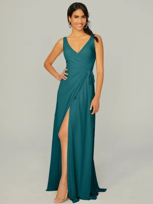 Madeline Gardner Style 21771 A line Bridesmaid Dress by Morilee TEAL