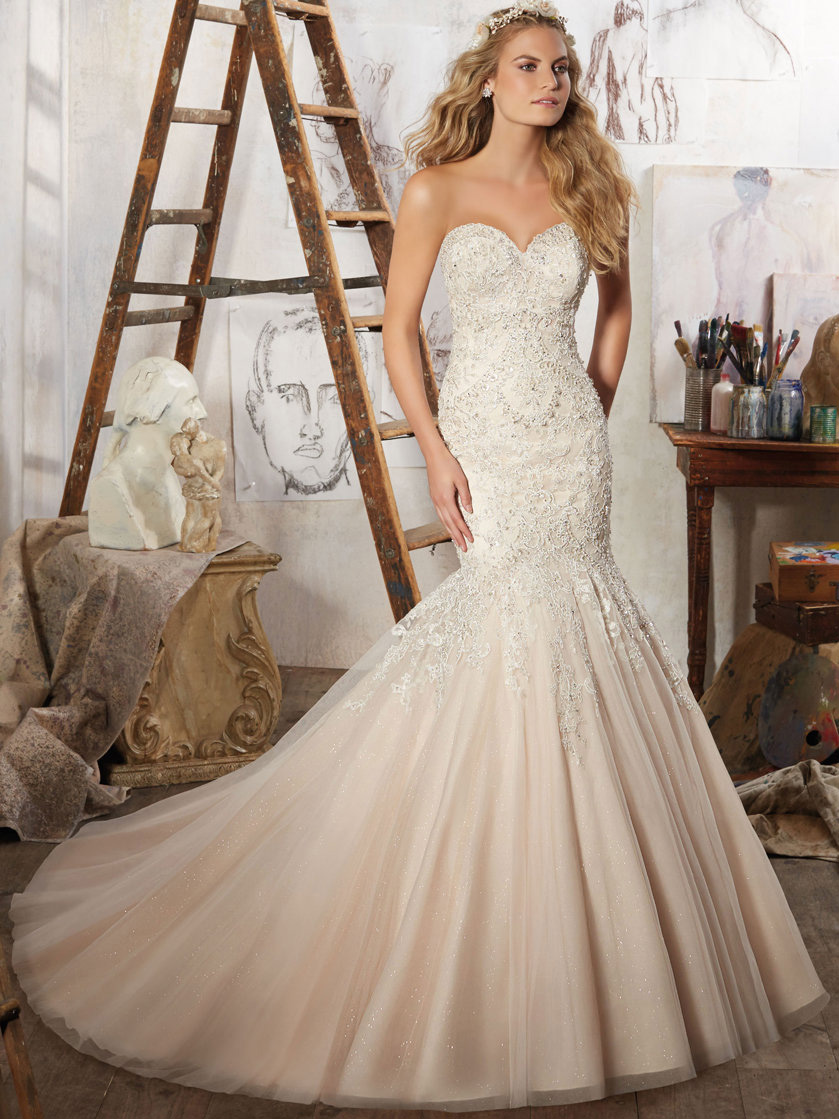 Mariela Mermaid Wedding Dress by Morilee 01