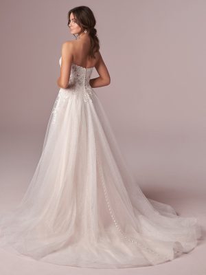 Mavis A Line Wedding Dress by Rebecca Ingram 02