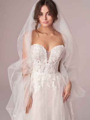 Mavis A Line Wedding Dress by Rebecca Ingram 03