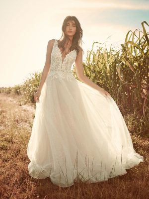 Melissa Ball Gown Wedding Dress by Rebecca Ingram 01