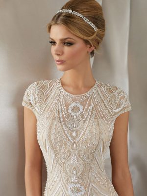 Musidora Sheath Wedding Dress by Morilee 03